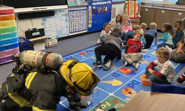 Petersburg Firefighters visit classrooms for “Learn Not to Burn” Fire Safety Week
