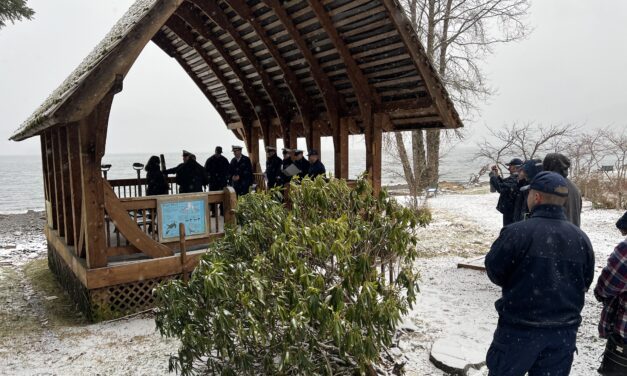 U.S. Coast Guard Holds Advancement Ceremony at Petersburg Whale Observatory