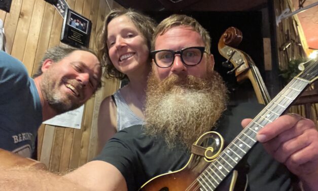 Alaskan honkey-tonk bluegrass trio Gold Dust Rising will play Petersburg