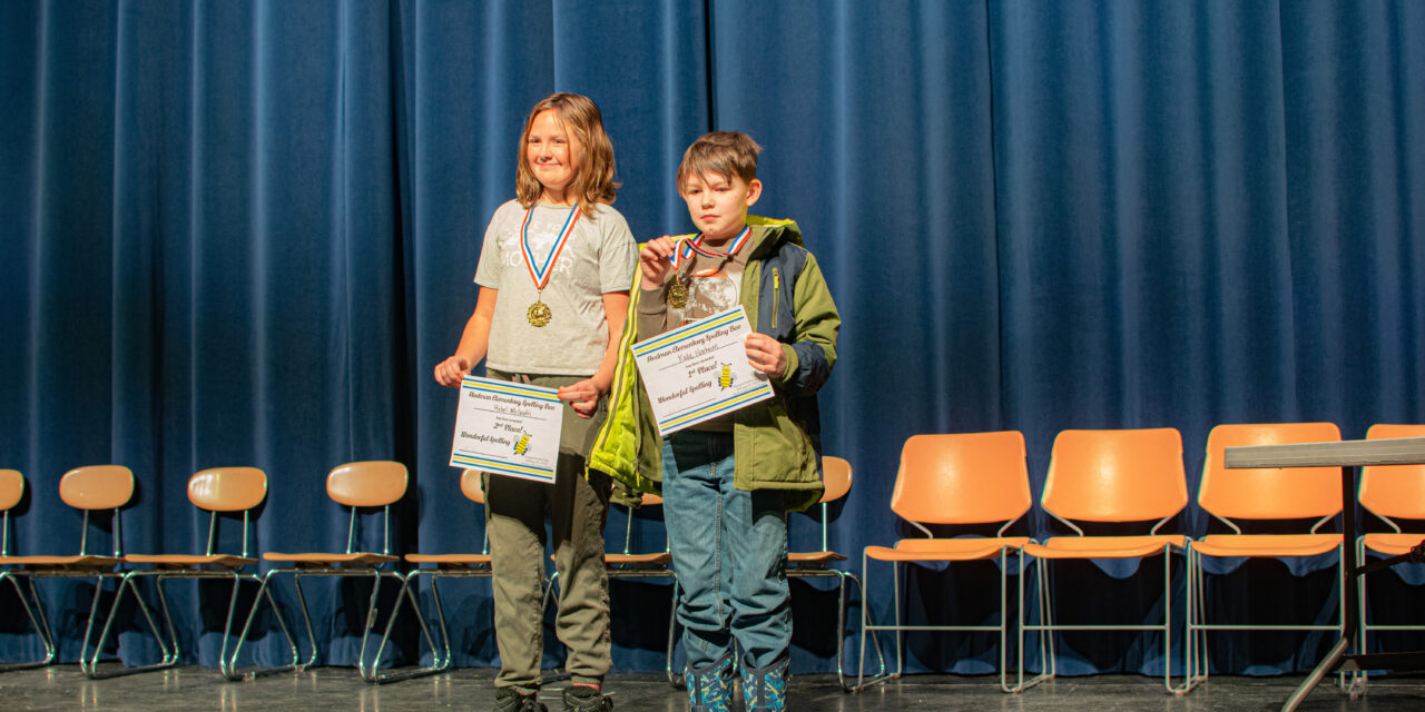 Fourth grader Kade Norheim wins Petersburg School District Spelling Bee