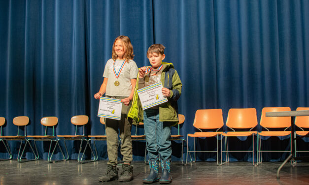 Fourth grader Kade Norheim wins Petersburg School District Spelling Bee