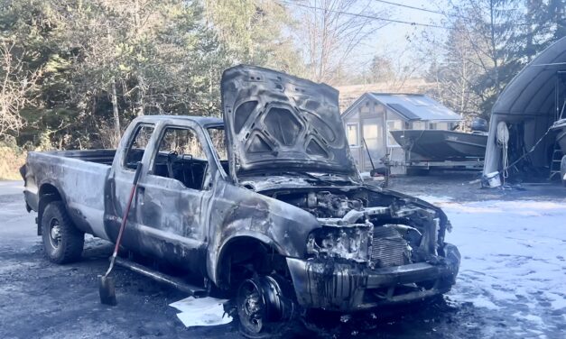 Petersburg Volunteer Fire Department snuffs out vehicle fire sparked by block heater