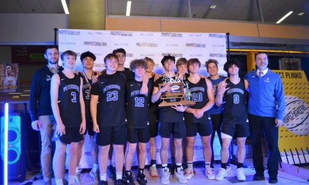 PETERSBURG VIKINGS ARE STATE BASKETBALL CHAMPIONS defeating Hooper Bay, Cordova, and Ninilchik