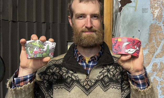 Coffee sleeves celebrate local art, philanthropy