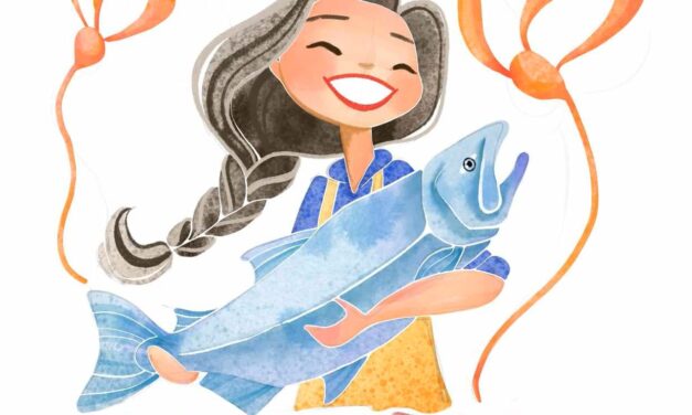 Grace Wolf Artwork for KFSK 2024 Mugs and Shirts