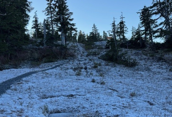No snow found on Petersburg’s high ground after abnormal weather