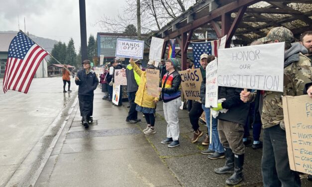 Petersburg locals join nationwide “Hands Off!” rally