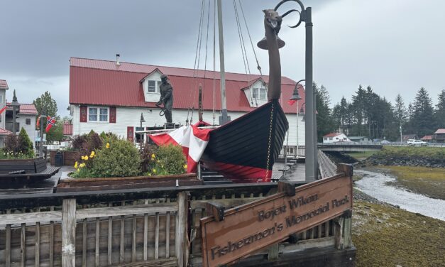 Viking ship on wheels makes unexpected voyage, damages park property in Petersburg