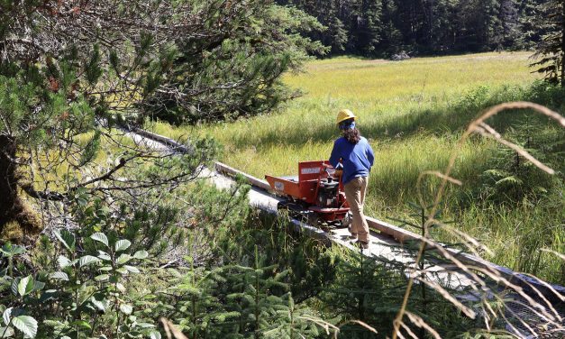 Three Lakes trails on Mitkof Island partially upgraded