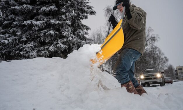 Anchorage could see up to a foot of snow by Tuesday morning