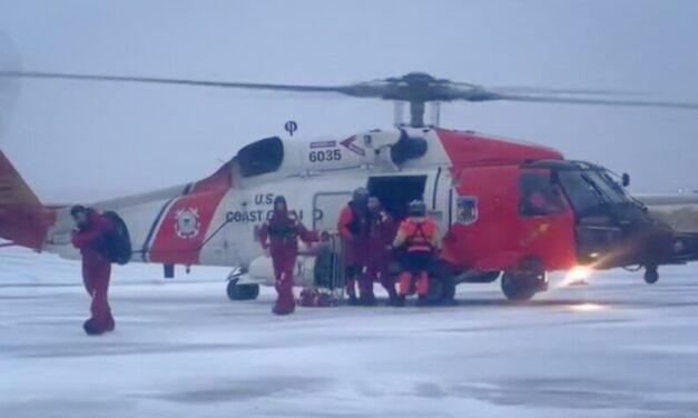 Coast Guard rescues 9 from fishing vessel grounded off St. George Island