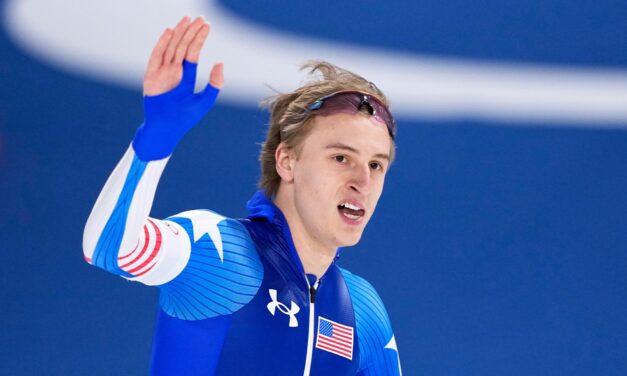 American speedskater Jordan Stolz wins second Olympic gold with 500-meter race victory