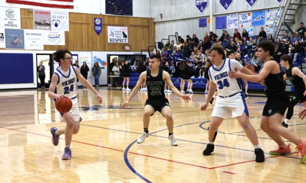Petersburg’s Vikings remain undefeated after intense home basketball games against Haines