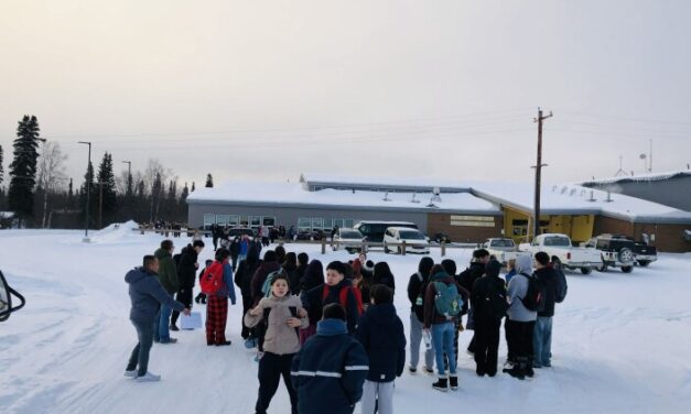 Aniak school prepares for the worst as crews work to shore up gym roof