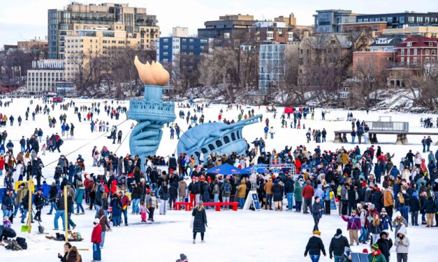 This community festival embraces the joys of a frozen lake — while it still has one