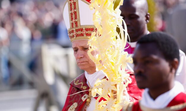 Pope Leo XIV rejects claims that God justifies war in Palm Sunday Mass message