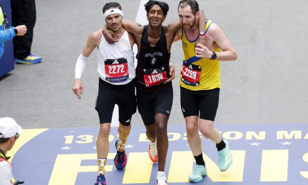Opinion: A lesson in humanity at the Boston Marathon