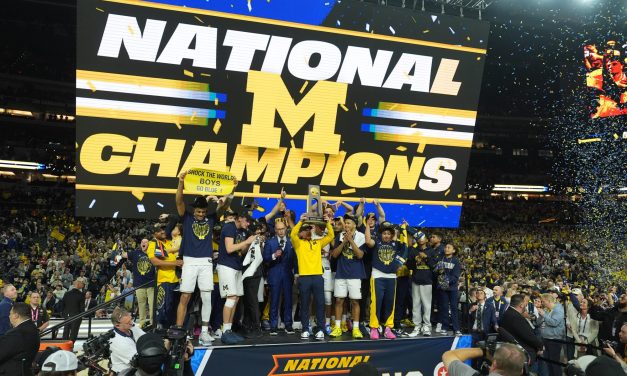 Michigan muscles its way to program’s 2nd NCAA basketball title, beating UConn