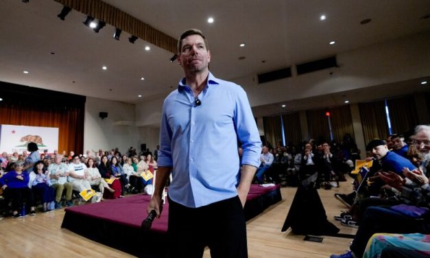 How Eric Swalwell’s fall was brought on by a network of women who organized online