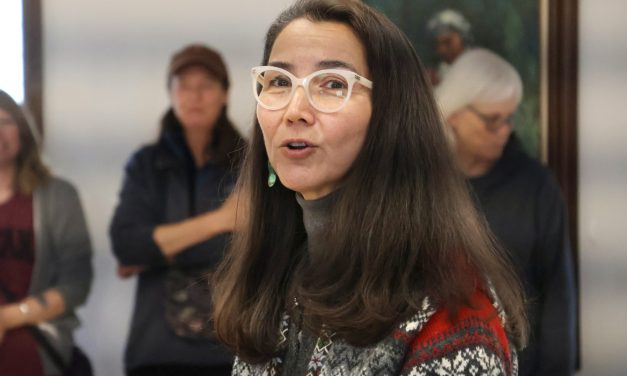 Peltola makes Petersburg stop during campaign for U.S. Senate