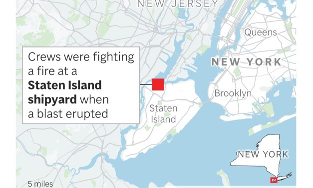 1 person died, 36 injured after blast at New York City shipyard, officials say
