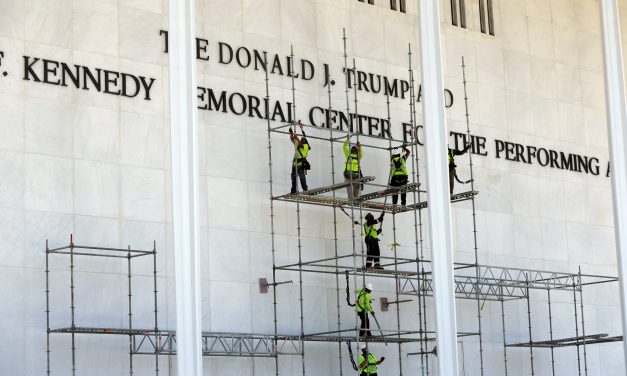 Trump’s name is poised to be removed from the Kennedy Center