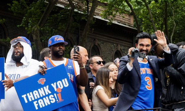 In photos: The Knicks celebrate their first NBA championship in more than 50 years