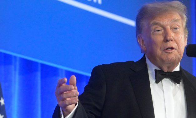 Trump returns to correspondents’ dinner 3 months after shooting