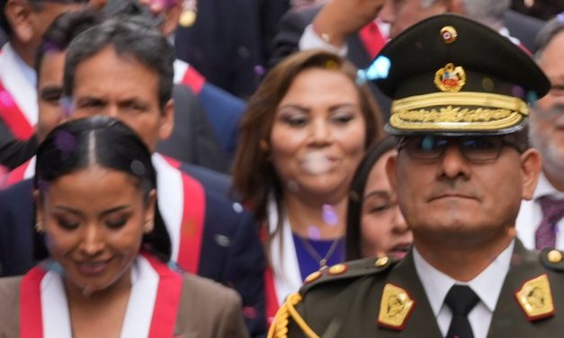 Keiko Fujimori is inaugurated as Peru’s president following a narrow election victory