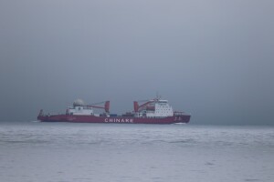 U.S. Coast Guard monitors Chinese research vessels traveling north through the Bering Sea
