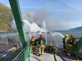 Thousands of gallons of water used to extinguish Whittier dock fire, officials say